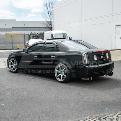 2003-08 Cadillac CTS Smoke Tinted Side Vent Window Rain Deflectors image 5