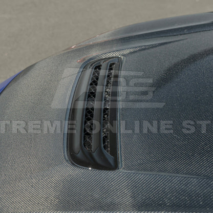 2022-Up Honda Civic Type-R Package Carbon Fiber Front Vented hood image 5