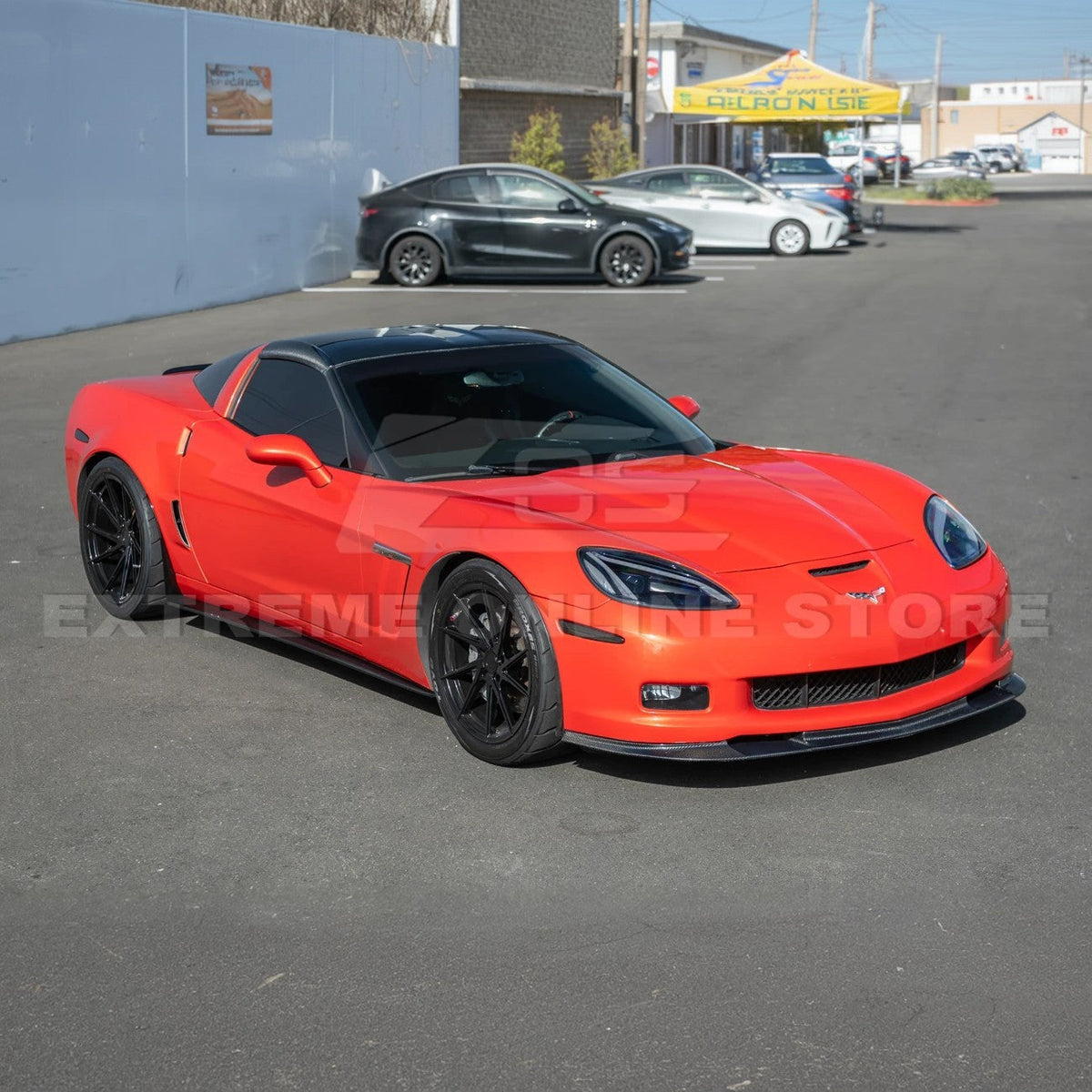 Corvette C6 Grand Sport / Z06 Front Splitter Lip Side Skirts Rocker Panels image 51