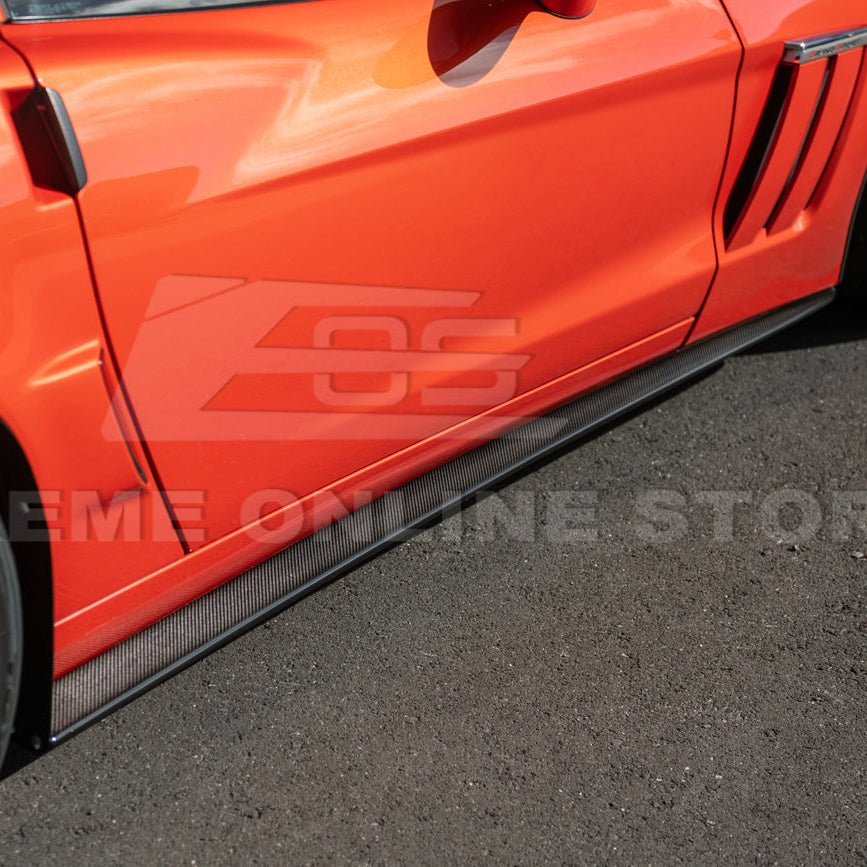 Corvette C6 Grand Sport / Z06 Front Splitter Lip Side Skirts Rocker Panels image 56