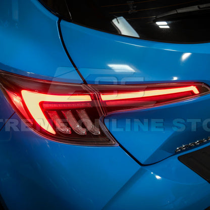 2019-Up Corolla Hatchback GR Sequential Signal LED Clear Rear Taillights image 7