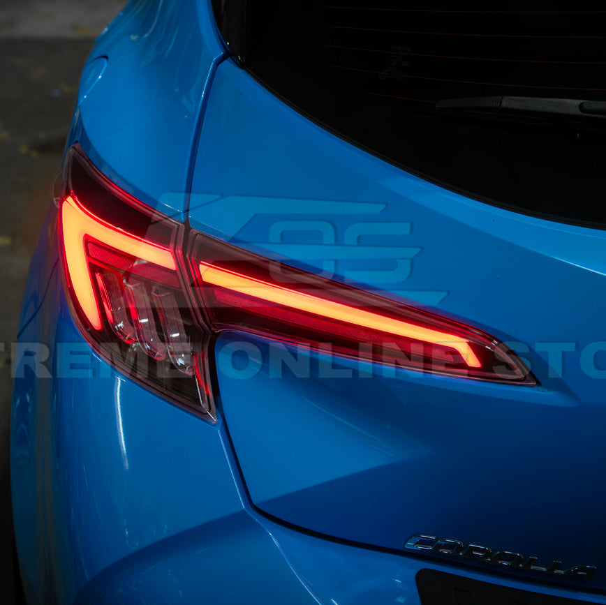 2019-Up Corolla Hatchback GR Sequential Signal LED Clear Rear Taillights image 9