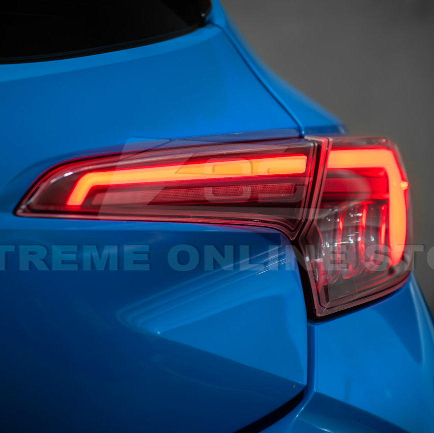 2019-Up Corolla Hatchback GR Sequential Signal LED Clear Rear Taillights image 13