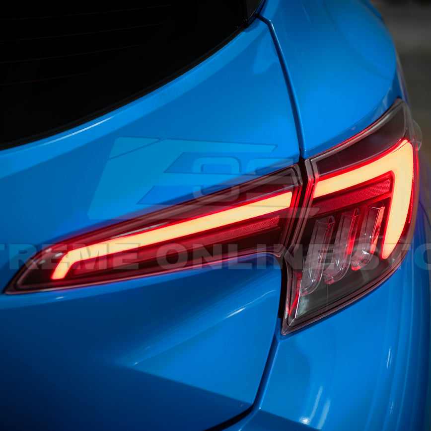 2019-Up Corolla Hatchback GR Sequential Signal LED Clear Rear Taillights image 12