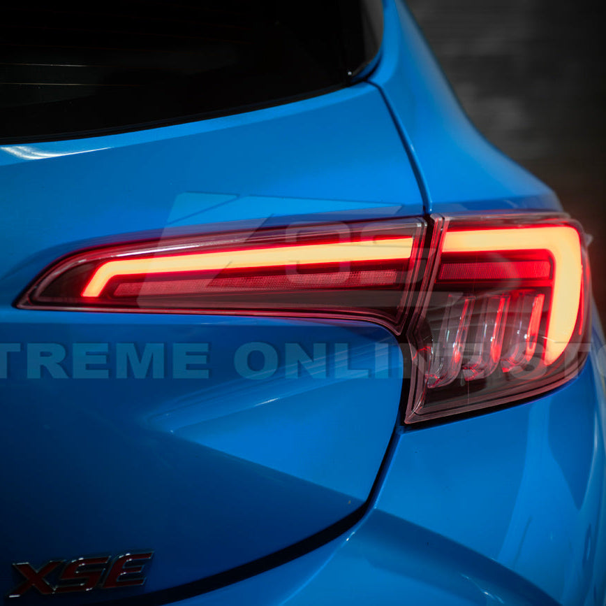 2019-Up Corolla Hatchback GR Sequential Signal LED Clear Rear Taillights image 11