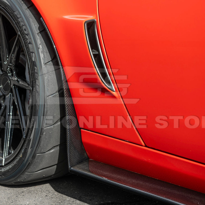 Corvette C6 Grand Sport / Z06 Front Splitter Lip Side Skirts Rocker Panels image 58