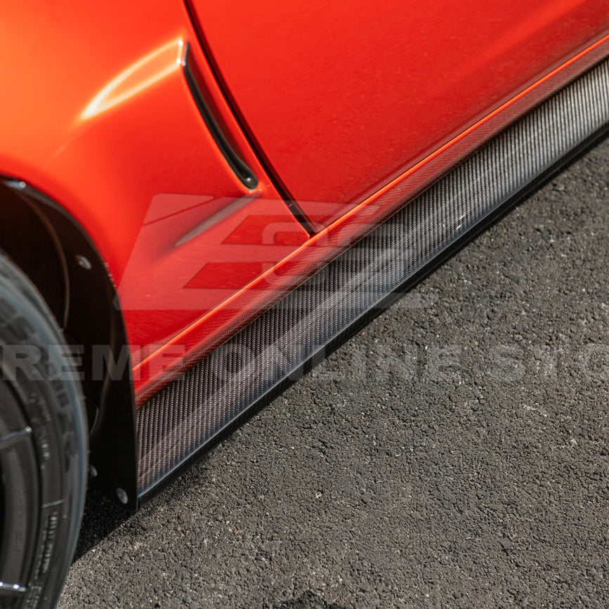 Corvette C6 Grand Sport / Z06 Front Splitter Lip Side Skirts Rocker Panels image 63