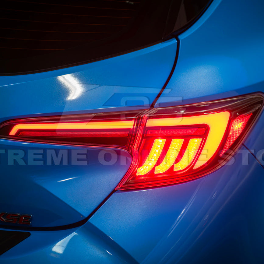 2019-Up Corolla Hatchback GR Sequential Signal LED Clear Rear Taillights image 17