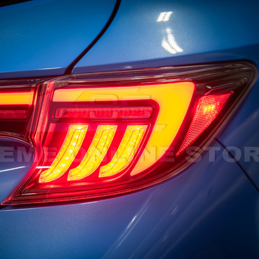 2019-Up Corolla Hatchback GR Sequential Signal LED Clear Rear Taillights image 18