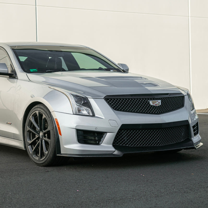 2016-19 Cadillac ATS-V Track Package Dry carbon Fiber Front Lip Side Wheel Arch image 29