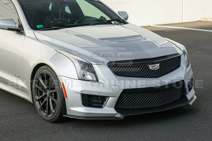 2016-19 Cadillac ATS-V Track Package Dry carbon Fiber Front Lip Side Wheel Arch image 6