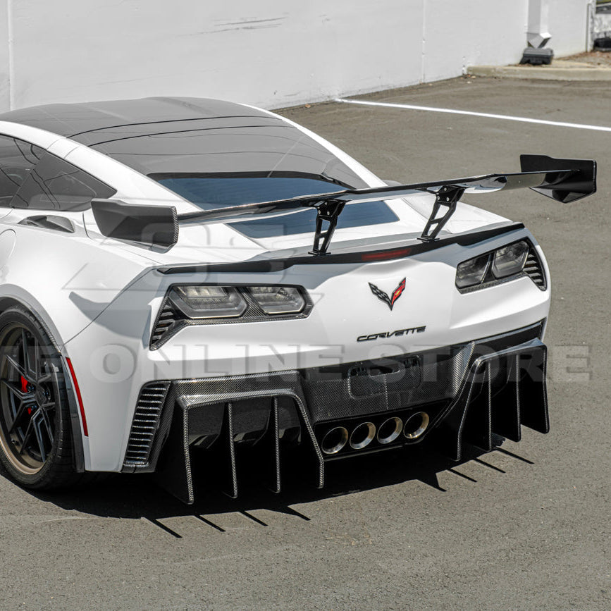 Corvette C7 ZR1 ZTK Conversion Extended Rear Spoiler High Wing image 5