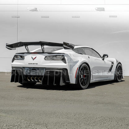 Corvette C7 ZR1 ZTK Conversion Extended Rear Spoiler High Wing image 8