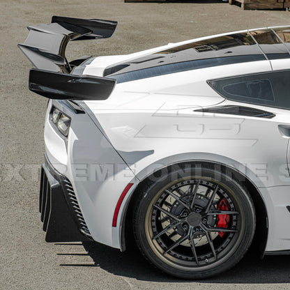Corvette C7 ZR1 ZTK Conversion Extended Rear Spoiler High Wing image 11