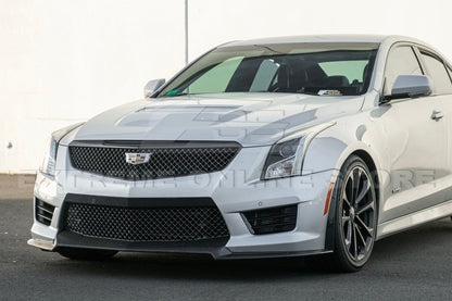 2016-19 Cadillac ATS-V Track Package Dry carbon Fiber Front Lip Side Wheel Arch image 32