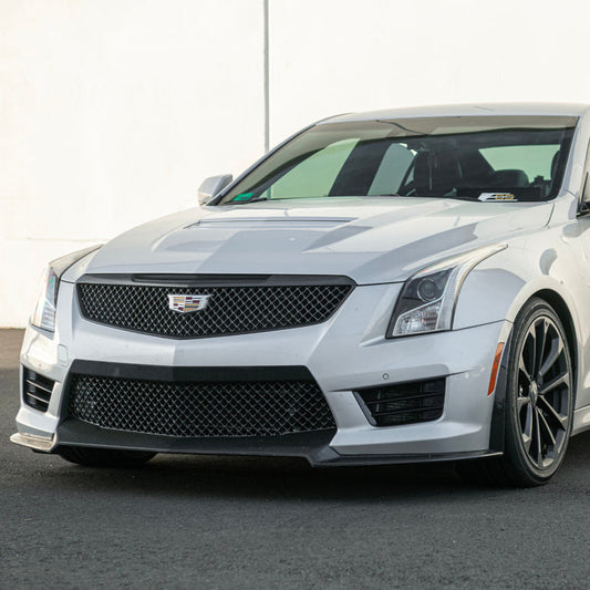 2016-19 Cadillac ATS-V Track Package Dry carbon Fiber Front Lip Side Wheel Arch image 2