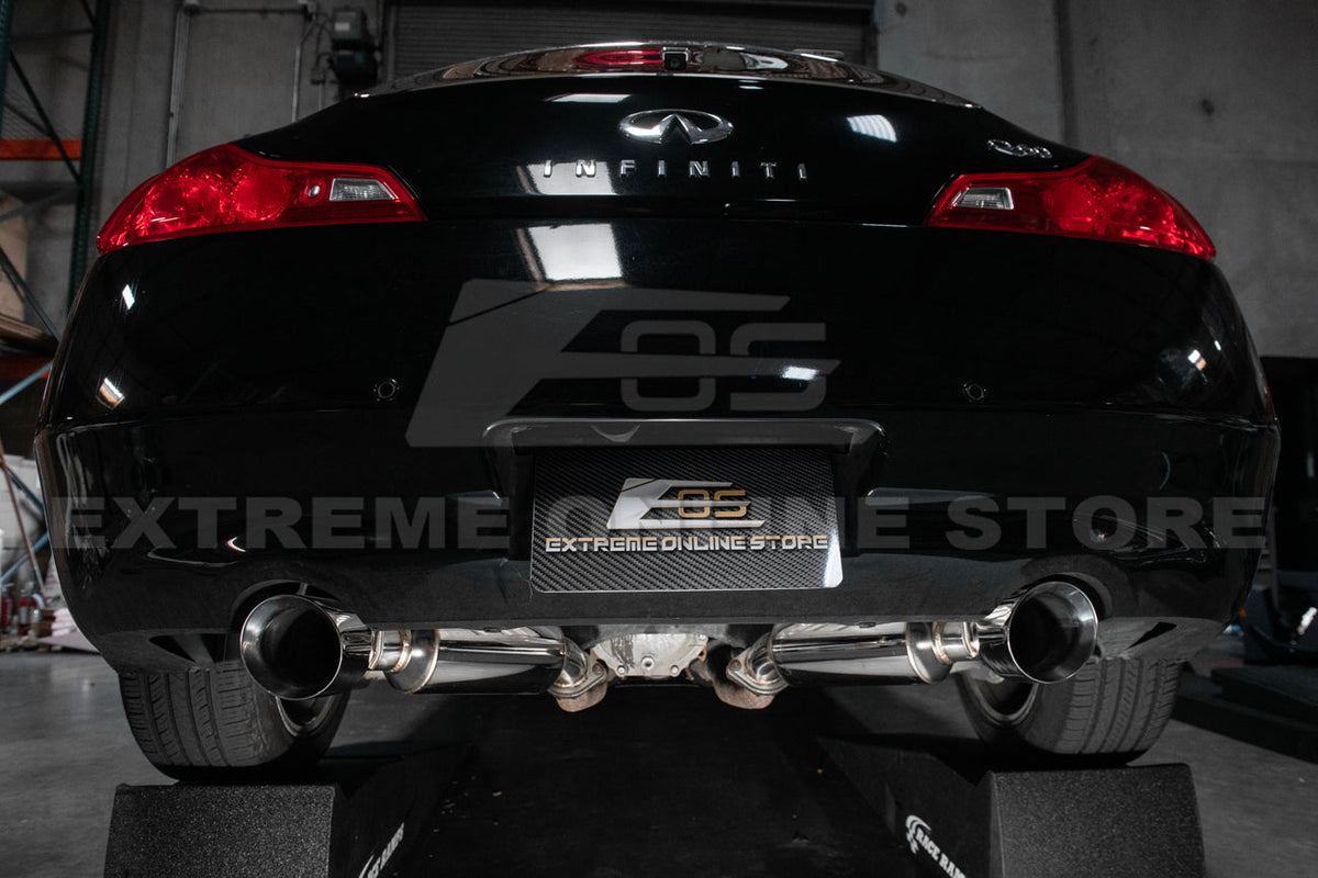 Nissan 370Z | Infiniti Q60 | G37 Coupe Axle Back 4.5 Dual Tips Exhaust image 11