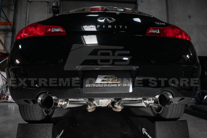 Nissan 370Z | Infiniti Q60 | G37 Coupe Axle Back 4.5 Dual Tips Exhaust image 11