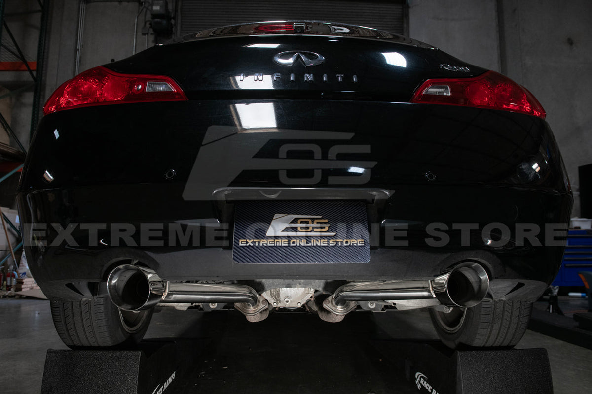 Nissan 370Z | Infiniti Q60 | G37 Coupe Axle Back 4.5 Dual Tips Exhaust image 26