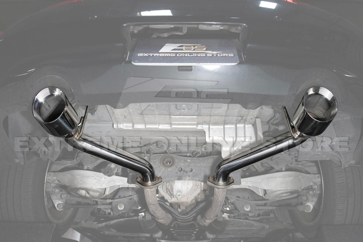 Nissan 370Z | Infiniti Q60 | G37 Coupe Axle Back 4.5 Dual Tips Exhaust image 24