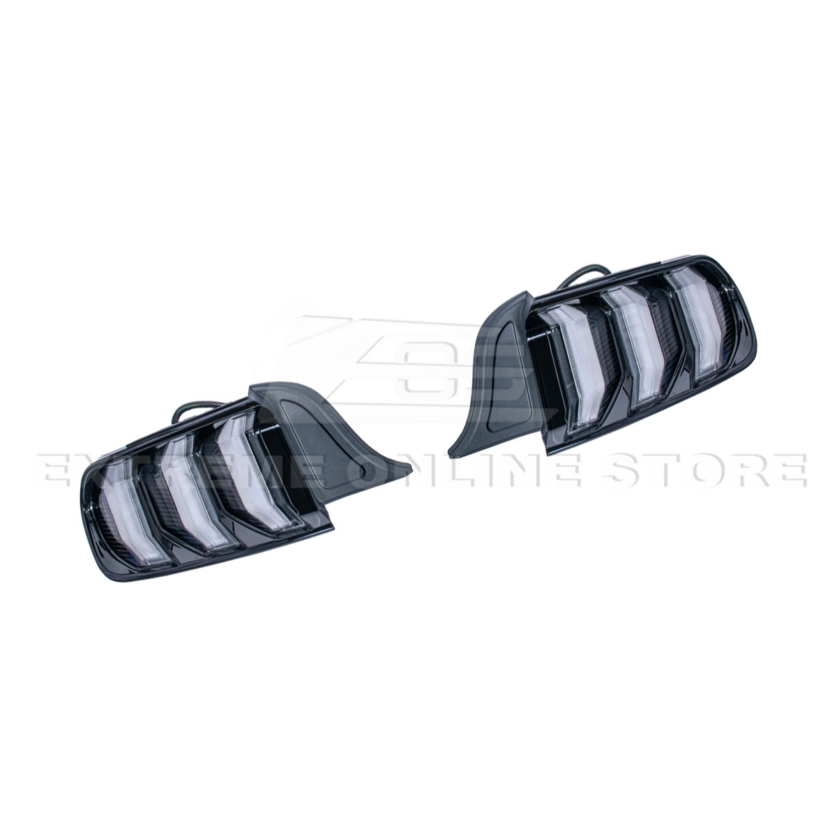 2015-23 Ford Mustang Signal LED XB RED / Clear Rear Taillight image 18