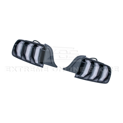 2015-23 Ford Mustang Signal LED XB RED / Clear Rear Taillight image 16