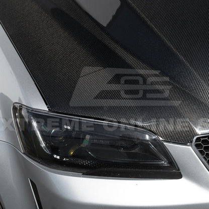 2008-09 Pontiac G8 CARBON FIBER Replacement Front Bumper Cowl Hood Cover image 14