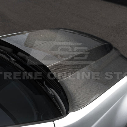 2008-09 Pontiac G8 CARBON FIBER Replacement Front Bumper Cowl Hood Cover image 12