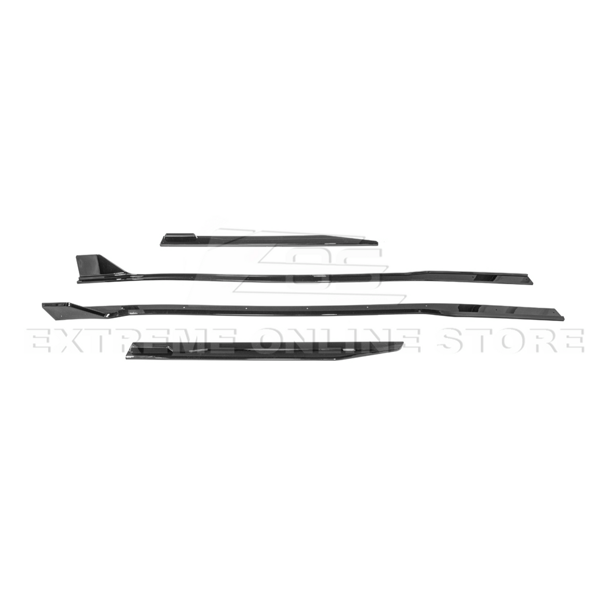 2024-Up Ford Mustang GT500 Style Add-On Side Skirts Extension image 13