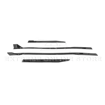 2024-Up Ford Mustang GT500 Style Add-On Side Skirts Extension image 13