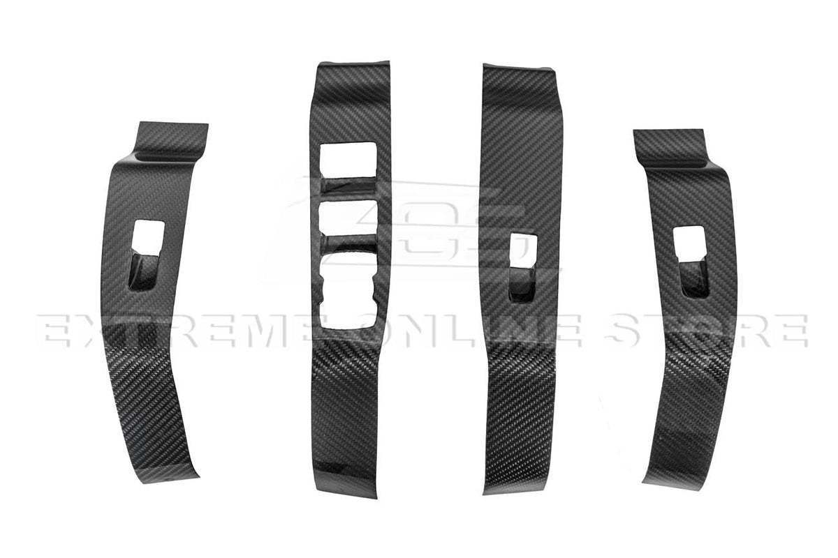 2021+ Ford Mustang Mach-E DRY Carbon Fiber Glass Lifting Cover Kit image 9