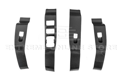 2021+ Ford Mustang Mach-E DRY Carbon Fiber Glass Lifting Cover Kit image 9