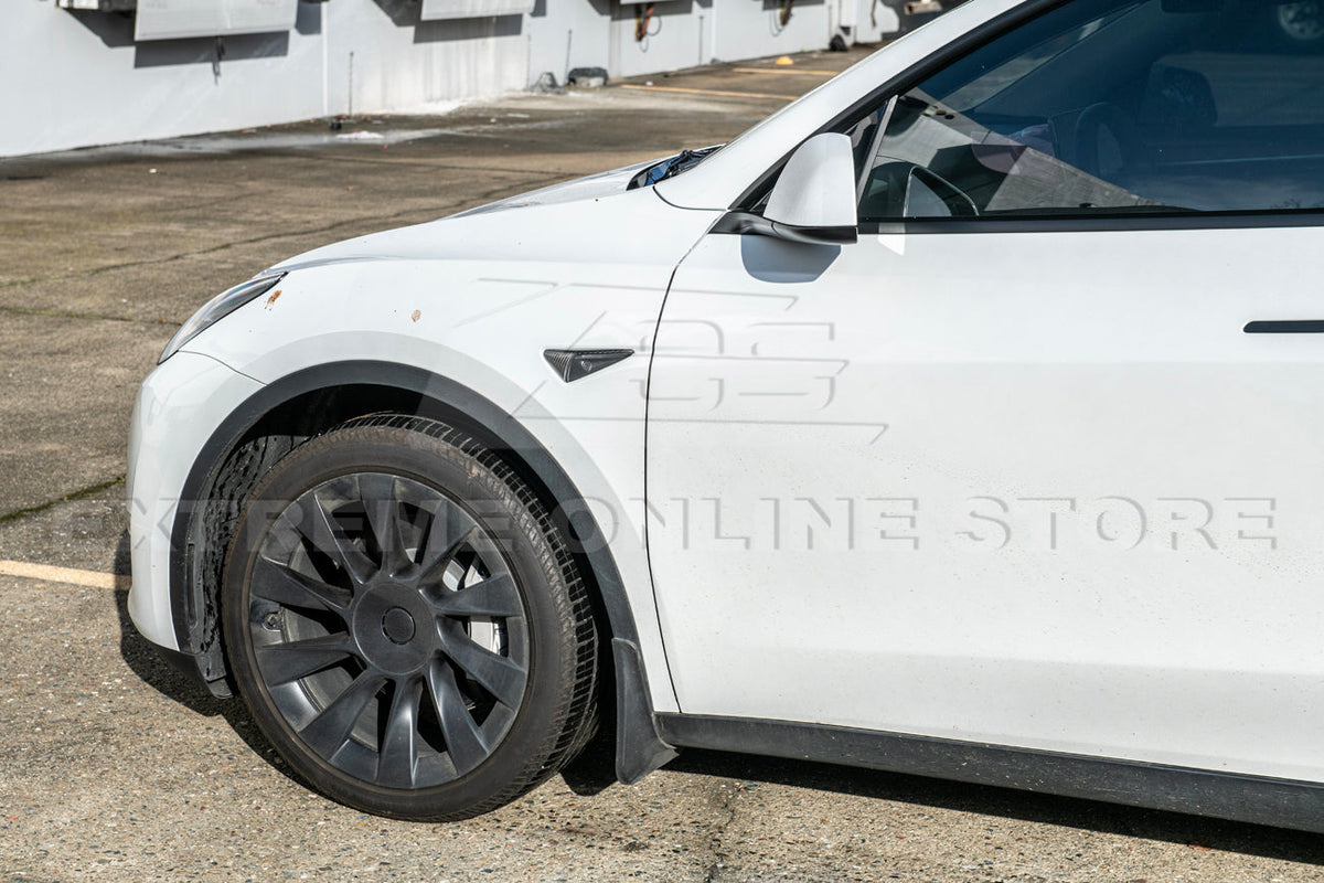 2020-23 Tesla Model 3 20-24 Y Carbon Fiber Exterior Door Camera Covers image 5