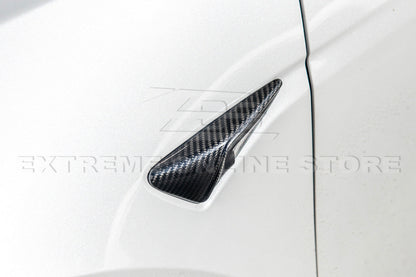2020-23 Tesla Model 3 20-24 Y Carbon Fiber Exterior Door Camera Covers image 7