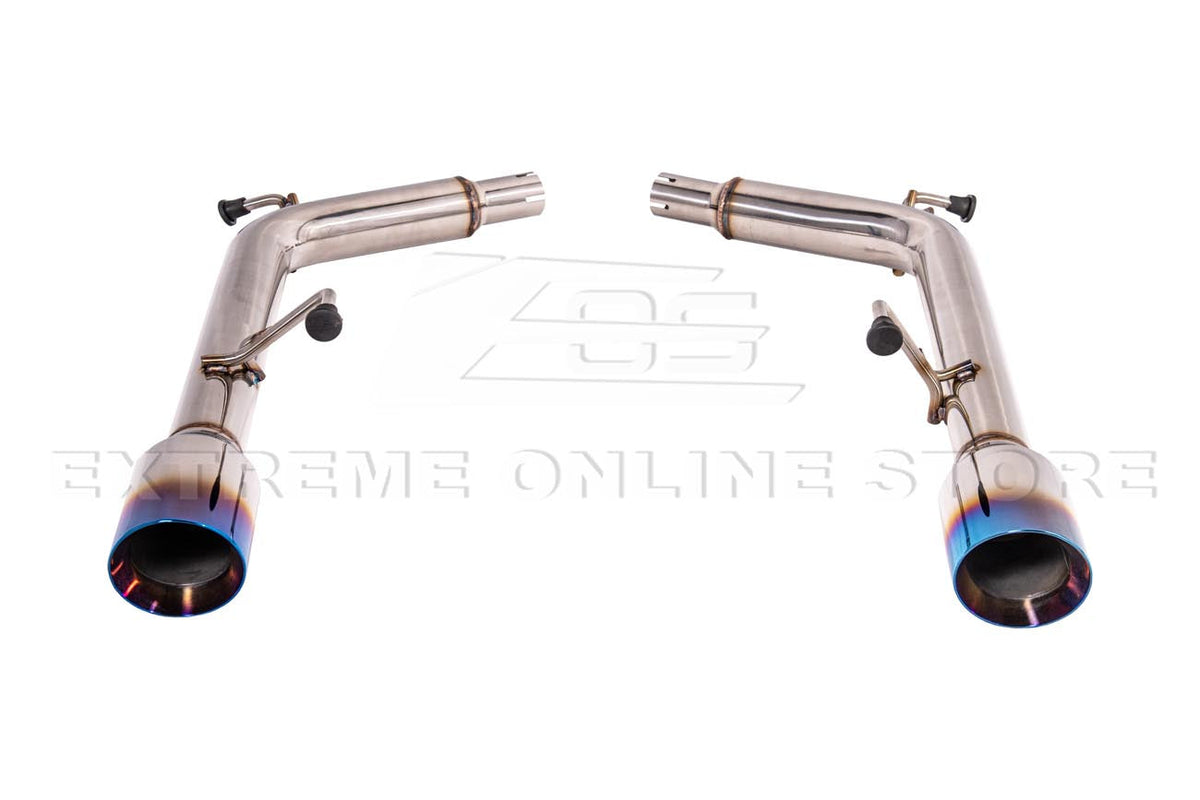 2007-2014 Infiniti G35 G37 Sedan Muffler Delete Axle Back Dual Burnt Tips Exhaust image 13