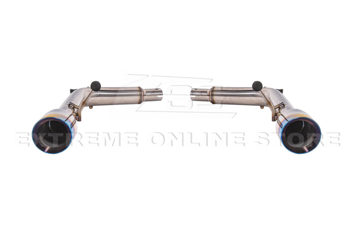 2007-2014 Infiniti G35 G37 Sedan Muffler Delete Axle Back Dual Burnt Tips Exhaust image 15