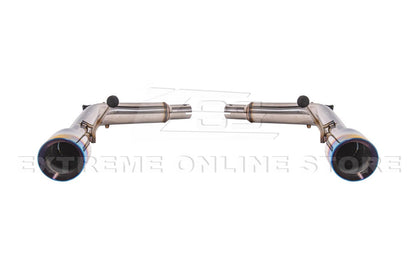 2007-2014 Infiniti G35 G37 Sedan Muffler Delete Axle Back Dual Burnt Tips Exhaust image 15