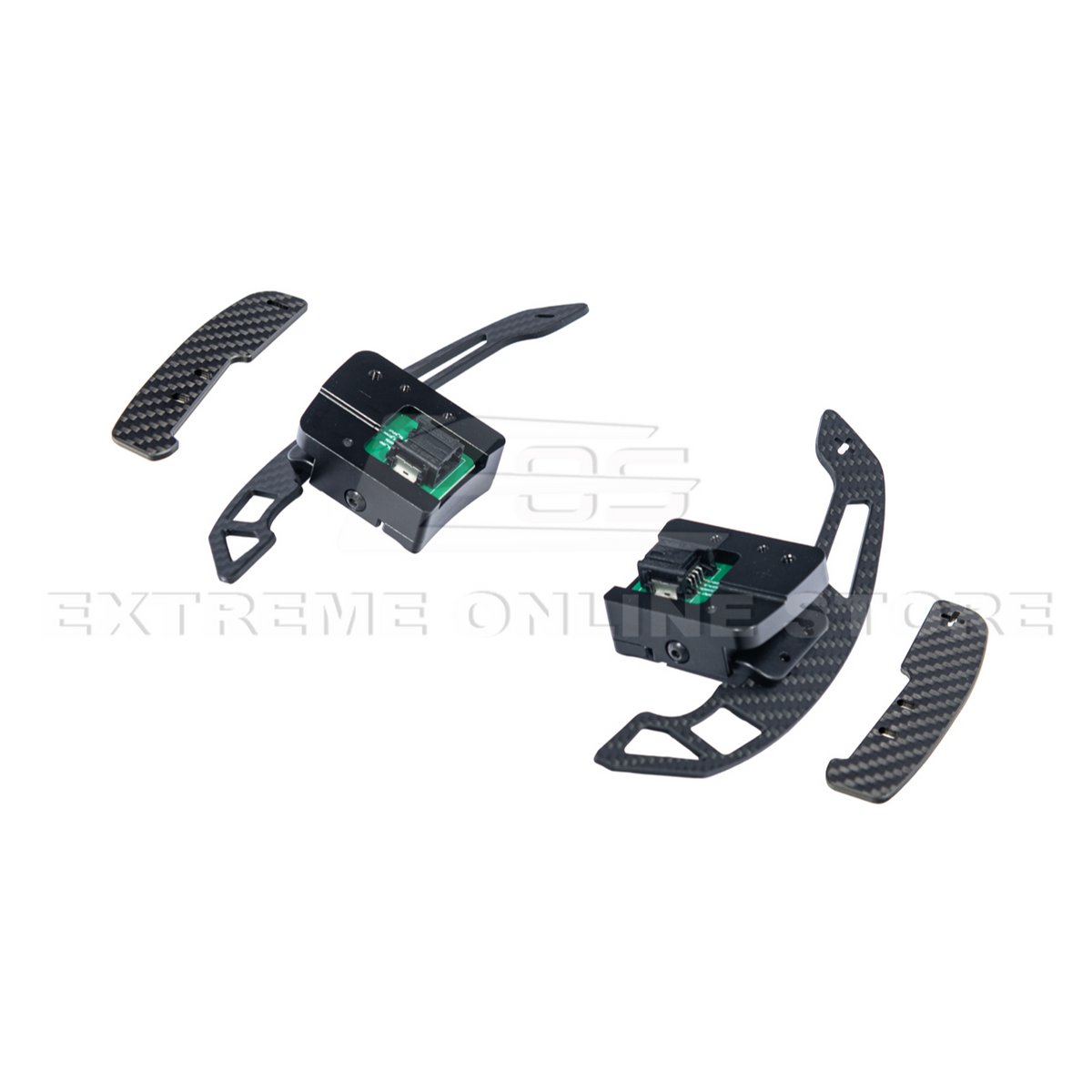 2015-23 Ford Mustang Steering Wheel Magnetic Paddle Shifter Pair image 13