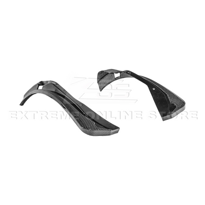 2016-19 Cadillac CTS-V | DRY CARBON FIBER Front and Rear Mud Flaps Splash Guard image 21