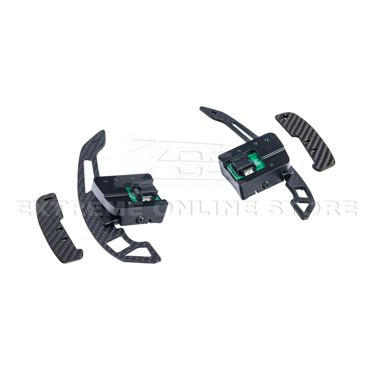 2015-23 Ford Mustang Steering Wheel Magnetic Paddle Shifter Pair image 14