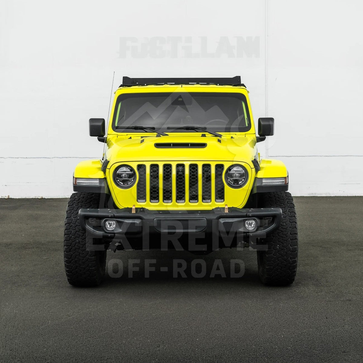 2018-Up Jeep Wrangler JL Carbon Steel Black Top Roof Cargo Rack image 17