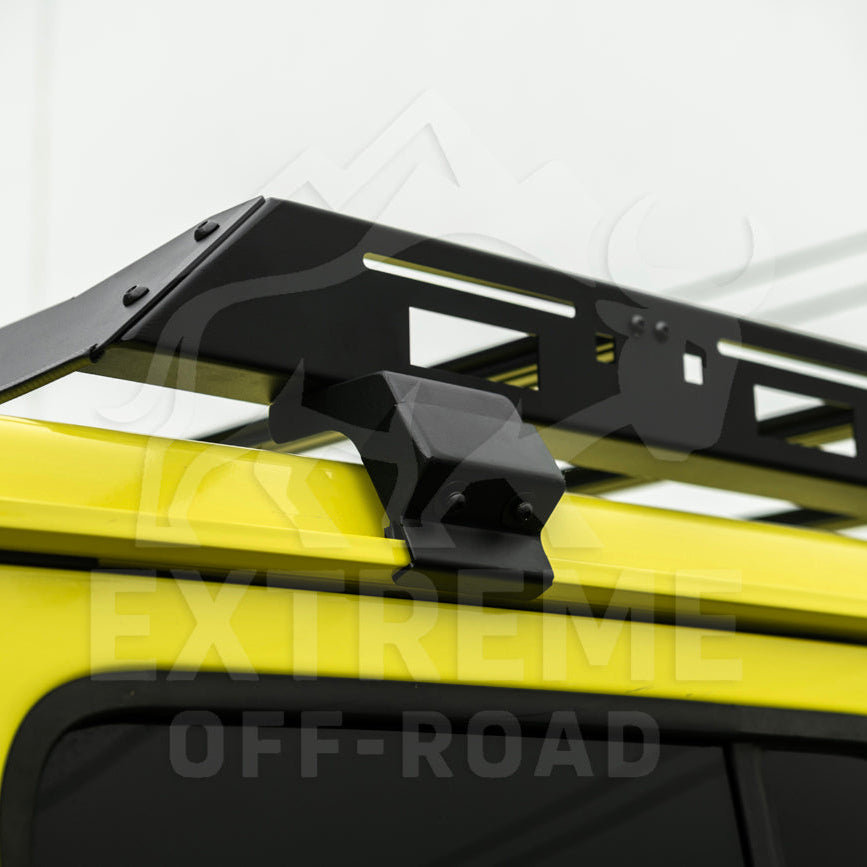 2018-Up Jeep Wrangler JL Carbon Steel Black Top Roof Cargo Rack image 19