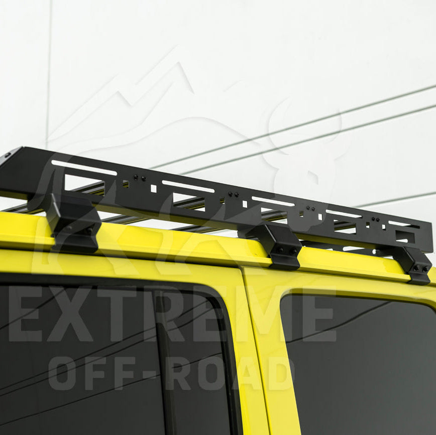 2018-Up Jeep Wrangler JL Carbon Steel Black Top Roof Cargo Rack image 21