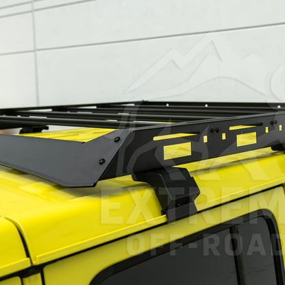 2018-Up Jeep Wrangler JL Carbon Steel Black Top Roof Cargo Rack image 22