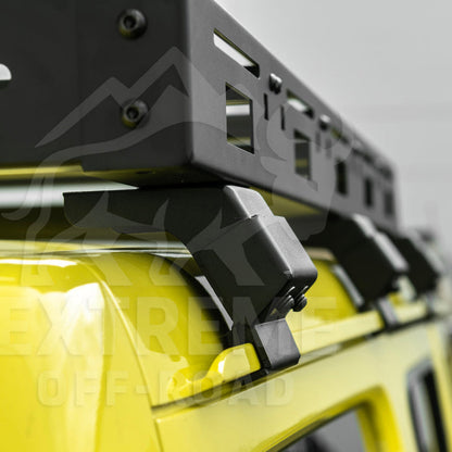 2018-Up Jeep Wrangler JL Carbon Steel Black Top Roof Cargo Rack image 24