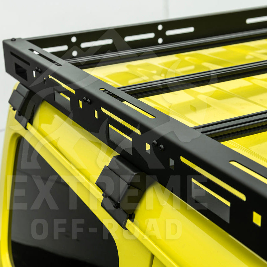 2018-Up Jeep Wrangler JL Carbon Steel Black Top Roof Cargo Rack image 26