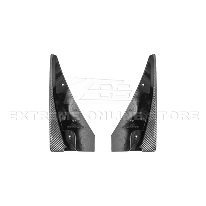 2016-19 Cadillac CTS-V DRY CARBON FIBER Front Mud Flaps Splash Guard image 11