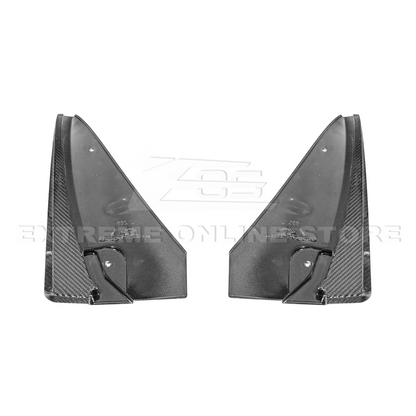 2016-19 Cadillac CTS-V DRY CARBON FIBER Front Mud Flaps Splash Guard image 12