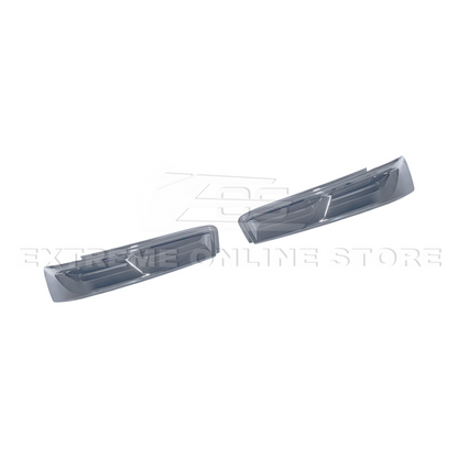 2016-18 Chevrolet Camaro SMOKE TINTED Rear Tail Light Trim Bezel Cover Pair image 5