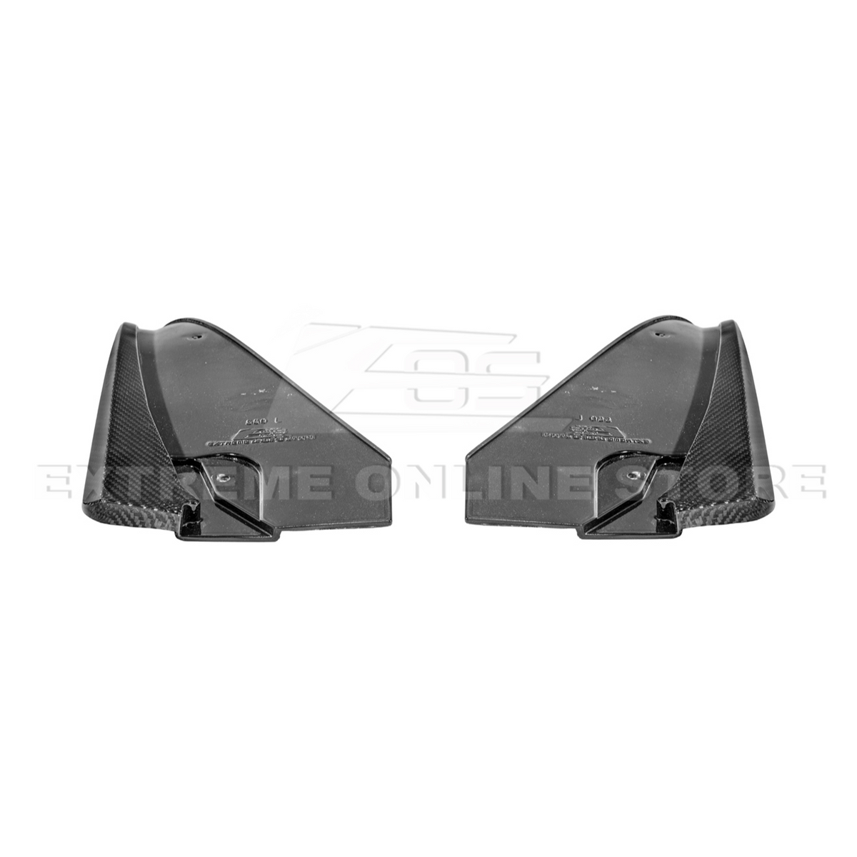 2016-19 Cadillac CTS-V DRY CARBON FIBER Front Mud Flaps Splash Guard image 13
